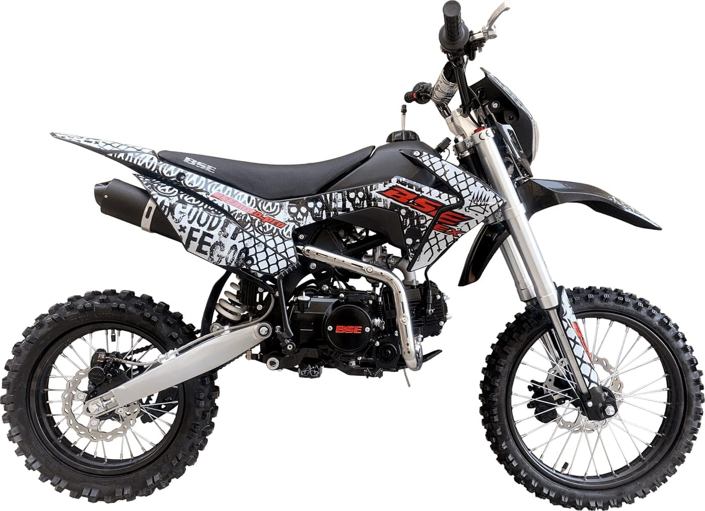 Питбайк BSE EX 14/12 Max13 White Red (040)