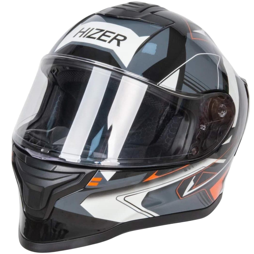 Шлем интеграл HIZER J5325 №3 orange