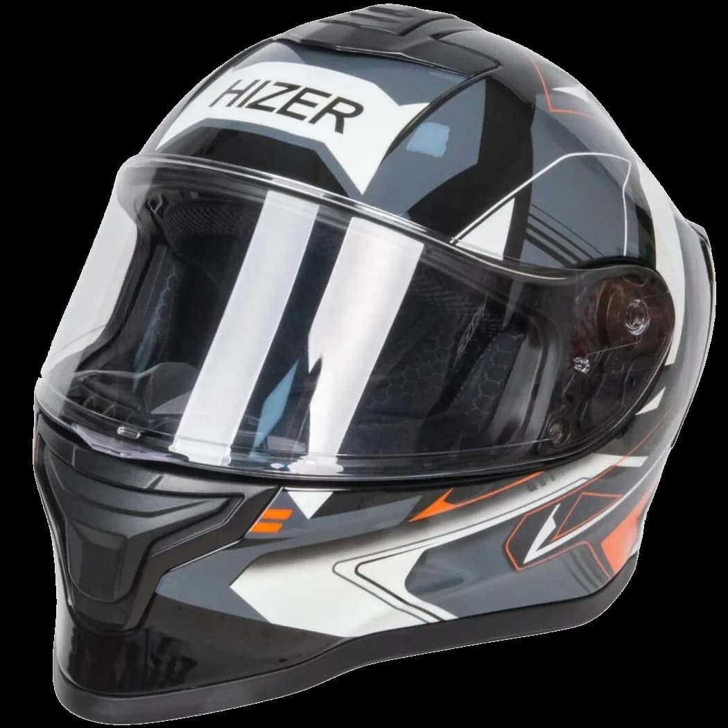 Шлем интеграл HIZER J5325 №3 orange
