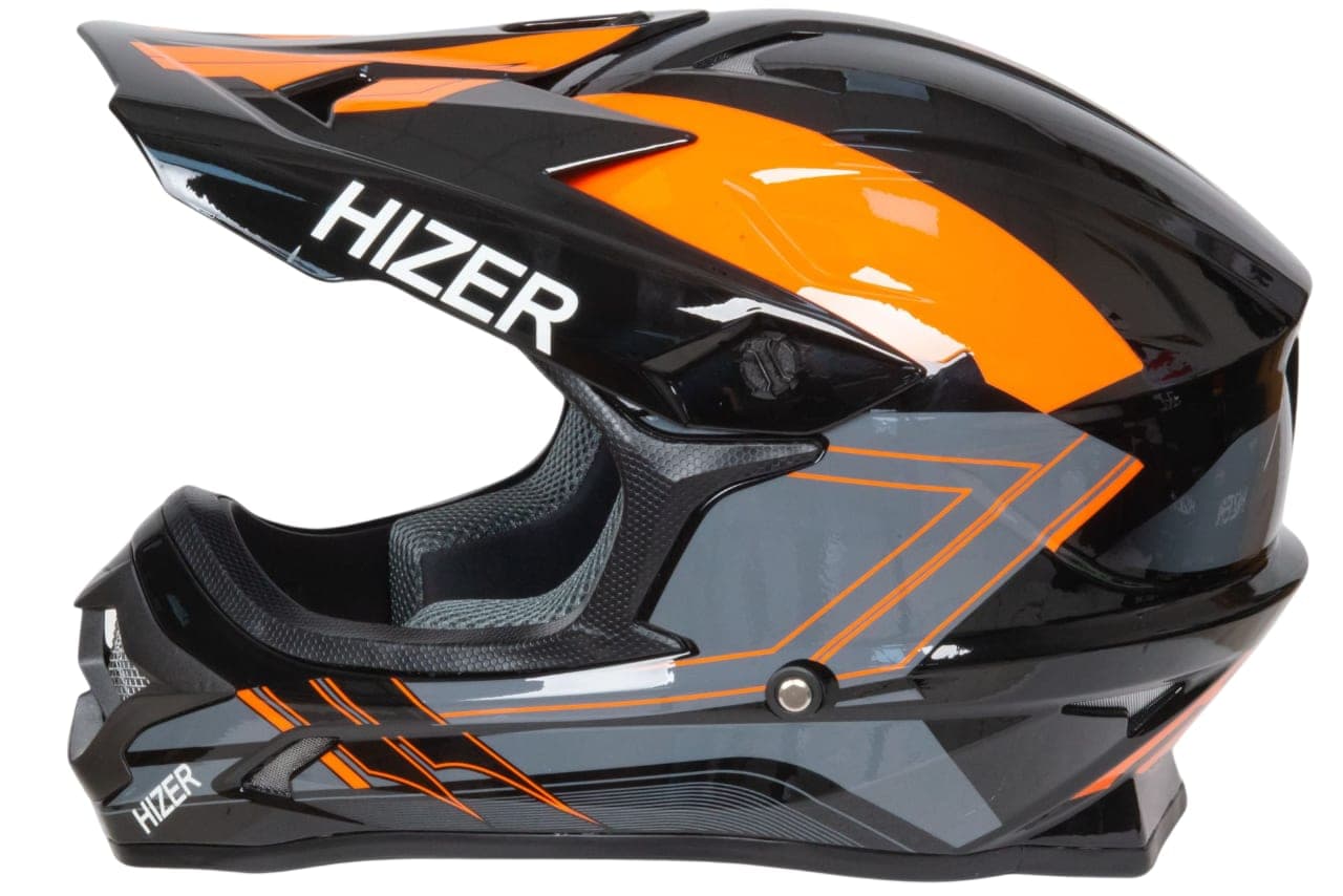 Шлем кроссовый HIZER J6805 №5 orange