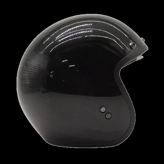 Шлем открытый с козырьком ROCKOT RM-391 CLASSIC BLACK