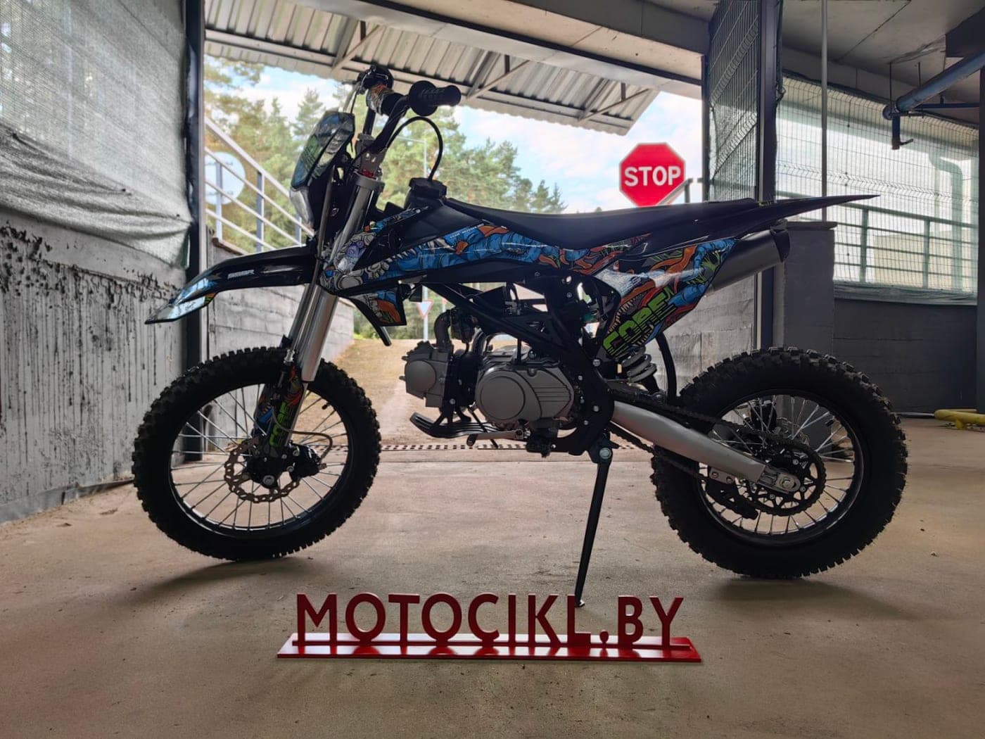 Питбайк SSSR CORE SA Blue White Monster, фото 2